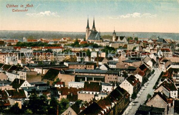 Koethen Coethen Sachsen-Anhalt Panorama