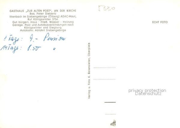 Ittenbach Gasthaus Zur Alten Post Gastraum – Bild 2