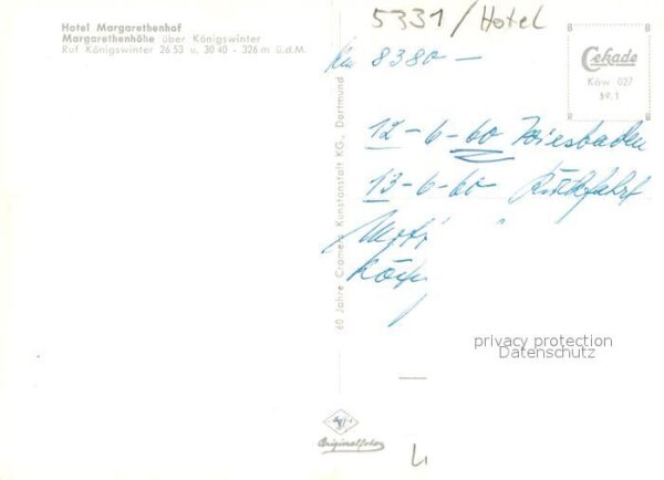 Koenigswinter Hotel Margarethenhof – Bild 2