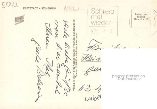 Lechenich Ortsmotiv mit Brunnen – Bild 2