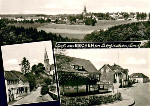 Bechen Rheinland Panorama Gaststaette Prinz Kirche
