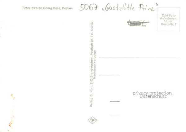 Bechen Rheinland Panorama Gaststaette Prinz Kirche – Bild 2