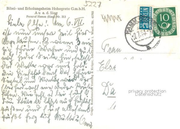 Au Siegkreis Hohegreiz mit Umgebung Wickhausen Bibelsaal Hohegrete – Bild 2