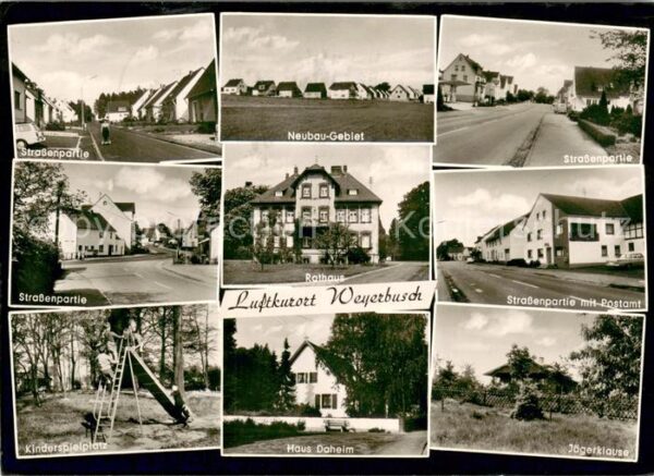Weyerbusch Strassenpartien Neubaugebiet Rathaus Kinderspielplatz Haus Daheim Jae