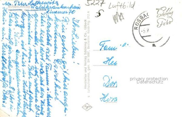 Rosbach Sieg Fliegeraufnahme mit Heilstaette der Stadt Sieg – Bild 2