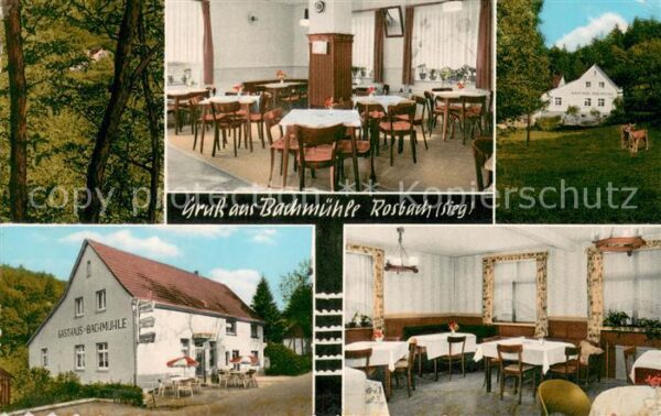 Rosbach Sieg Gasthaus Bachmuehle Gastraeume