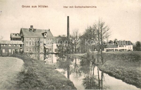 Hilden Duesseldorf Itter mit Gottschalksmuehle