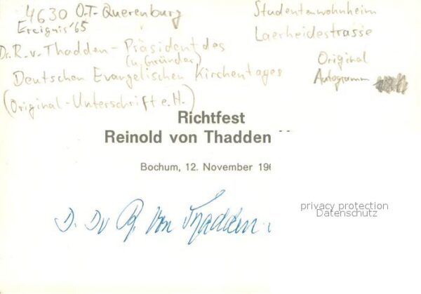 Querenburg Richtfest Reinold von Thadden Haus – Bild 2
