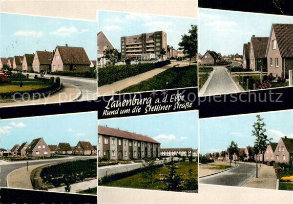 Lauenburg Elbe Rund um die Stettiner Strasse Teilansichten