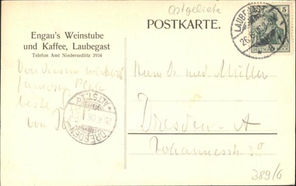 Laubegast Engau Weinstube Kaffee – Bild 2