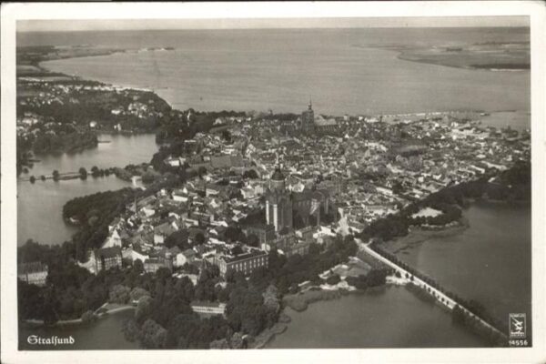Stralsund Mecklenburg Vorpommern Fliegeraufnahme