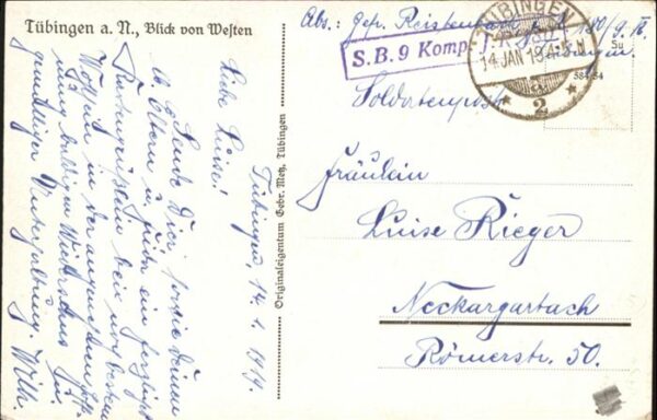 Tuebingen Blick von Westen – Bild 2