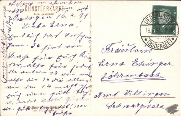 ueberlingen Bodensee Kurhaus St. Leonhard Dampfer – Bild 2