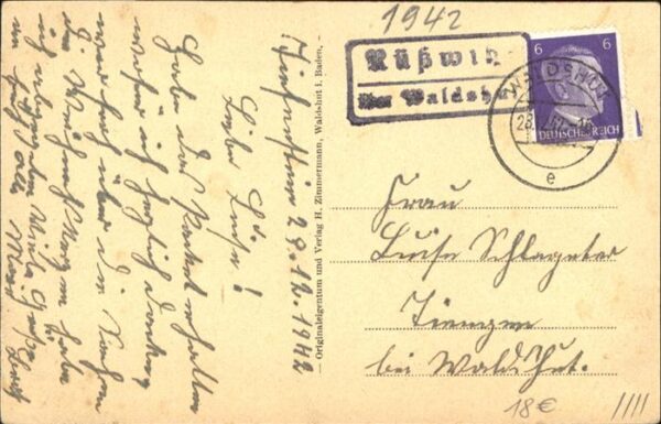 Waldshut Tiengen Rhein von der Schweizerseite mit Bootshaus – Bild 2