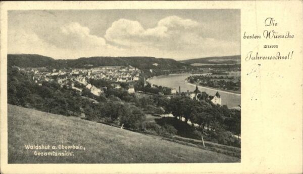 Waldshut Tiengen Rhein Gesamtansicht