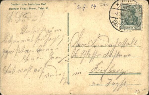 Calw Gasthof Zum Badischen Hof – Bild 2