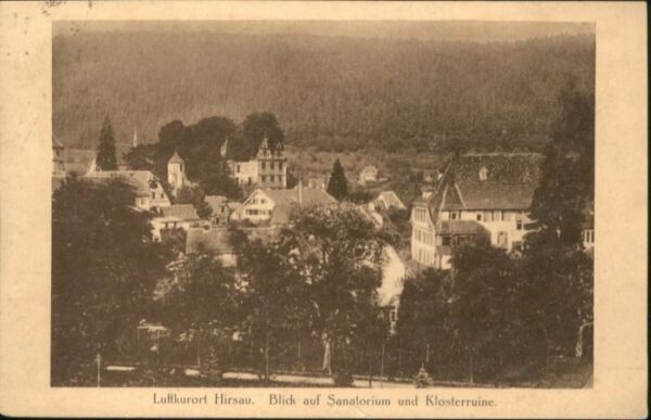 Luetzenhardter Hof Hirsau Hirsau-Luetzenhardter Hof Sanatorium Klosterruine