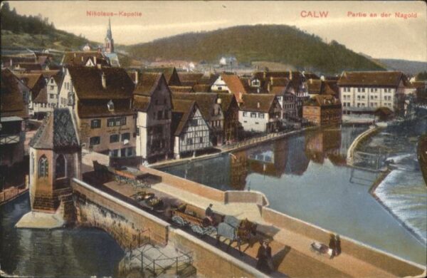 Calw Nikolaus Kapelle Kutsche Bruecke