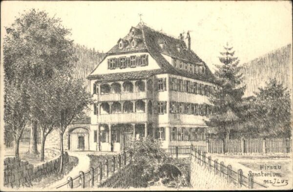 Luetzenhardter Hof Hirsau Hirsau-Luetzenhardter Hof Sanatorium Kuenstler J Luz x