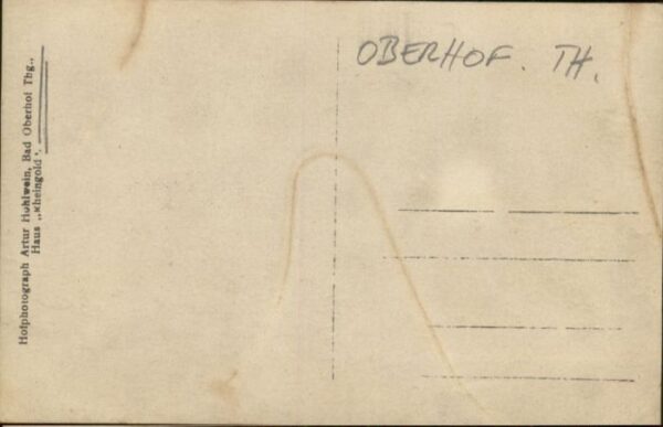 Oberhof Thueringen Handschriftlich] – Bild 2