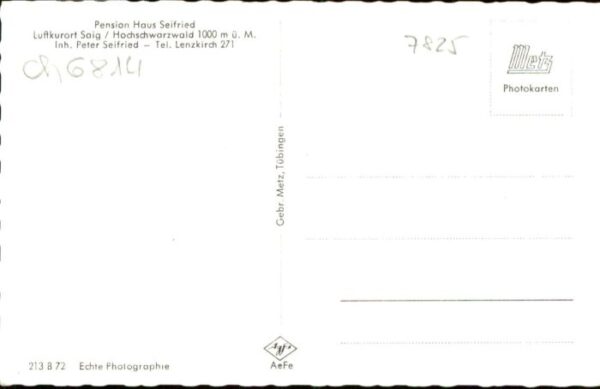 Saig Schwarzwald Saig Pension Haus Seifried – Bild 2