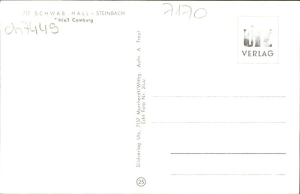 Steinbach Schwaebisch Hall chloss Comburg – Bild 2