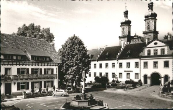 St Peter Schwarzwald Sparkasse Brunnen