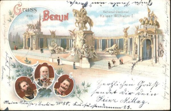 Berlin National Denkmal Kaiser Wilhelm