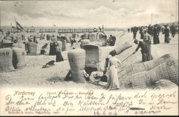 Norderney Nordseebad Norderney Strand Prmoenade Damenbad