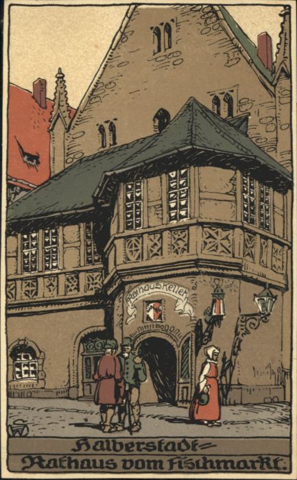 Halberstadt Rathaus Fischmarkt