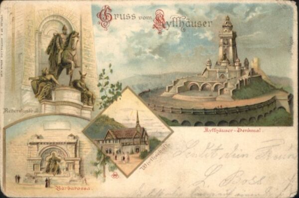 Kyffhaeuserdenkmal eiterstandbild Barbarossa