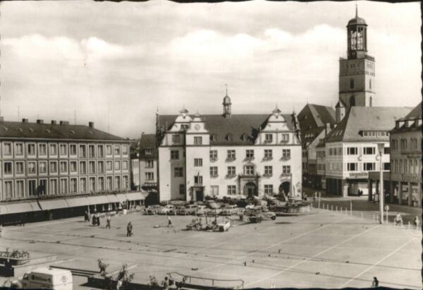 Darmstadt Marktplatz Rathaus Kirche