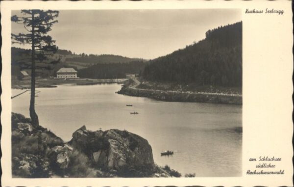 Schluchsee Kurhaus Seebrugg Boot