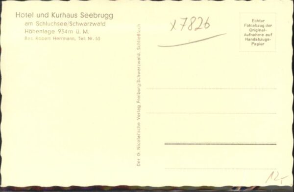 Schluchsee Kurhaus Seebrugg Boot – Bild 2