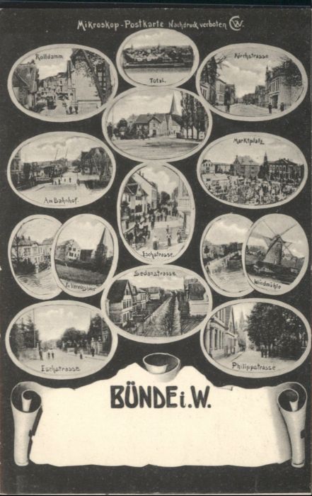 Buende Herford Buende Philippstrasse Eschstrasse Sedanstrasse Marktplatz kirchst