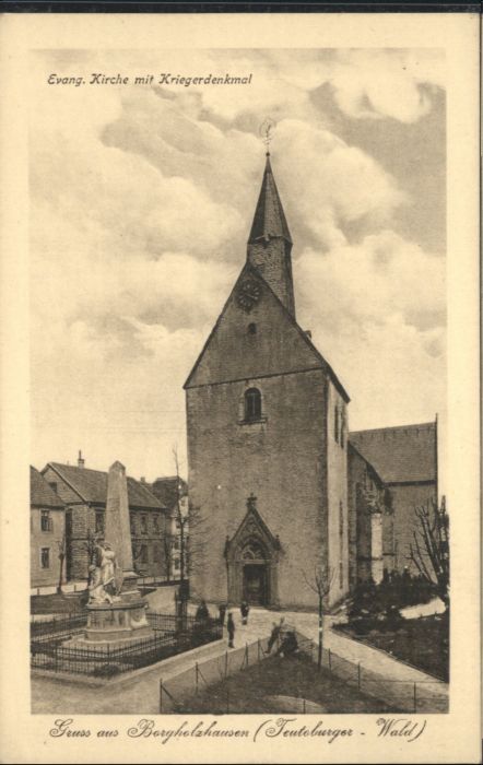 Borgholzhausen Kirche Krieger Denkmal