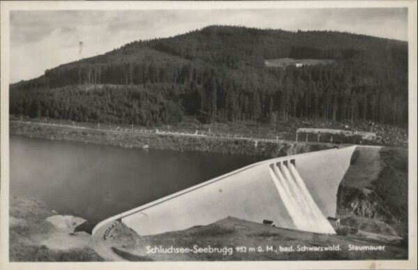 Schluchsee Seebrugg Staumauer