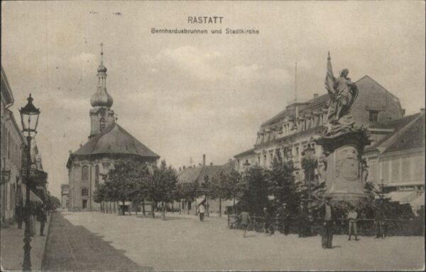 Rastatt Bernhardusbrunnen Kirche