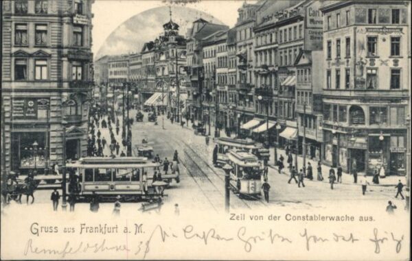 Frankfurt Main Strassenbahn Constablerwache