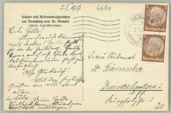 St Wendel Haeuser mit Bekenntnisspruechen x – Bild 2