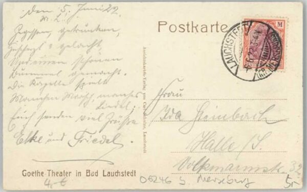 Bad Lauchstaedt ad Lauchstedt Goethe Theater – Bild 2