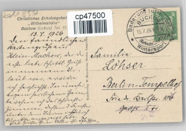 Buckow Maerkische Schweiz ilhelmshoehe x – Bild 2