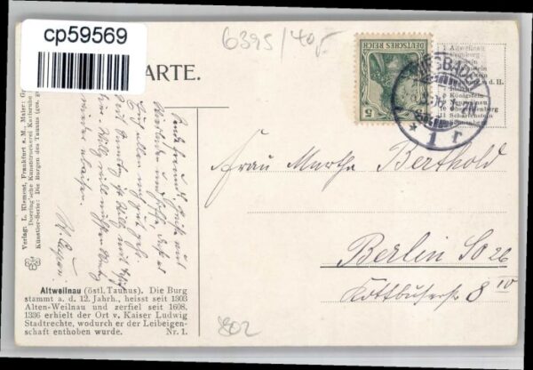 Altweilnau Kuenstler G Rothgeb – Bild 2