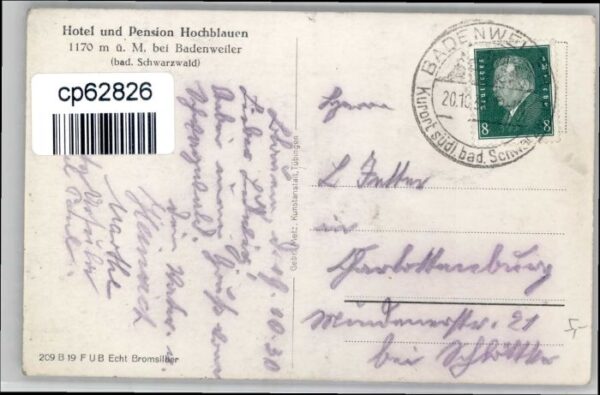 Hochblauen Hotel Pension Hochblauen – Bild 2