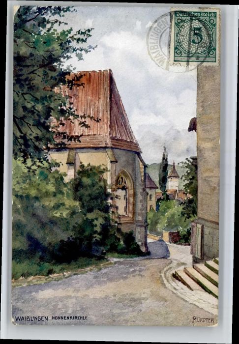 Waiblingen Kuenstler Muerdter Nonnenkirche x