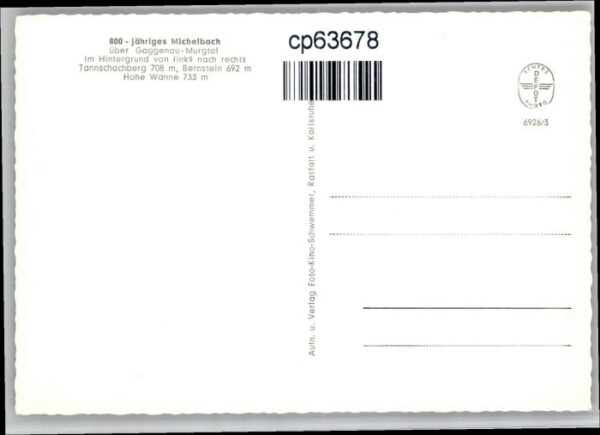 Michelbach Gaggenau – Bild 2