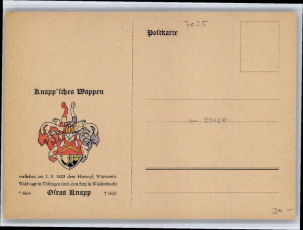 Waldenbuch Knappsches Wappen