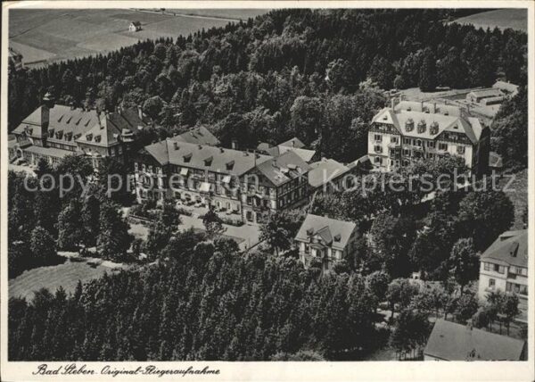 Bad Steben Fliegeraufnahme Kurhotel
