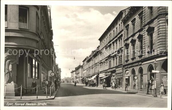 Eger Cheb Tschechien Konrad Henlein Strasse