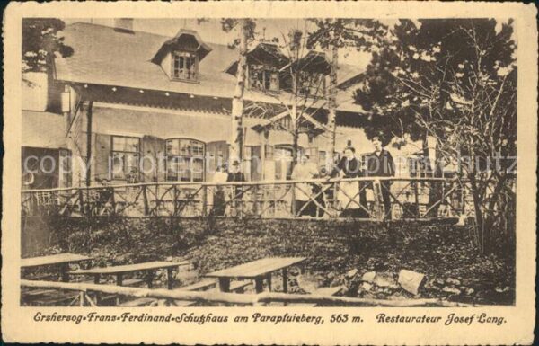 Perchtoldsdorf Erzherzog Franz Ferdinand Schutzhaus Parapluieberg